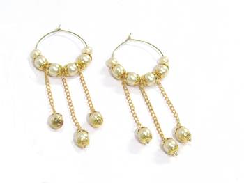 Gold earrings 3
