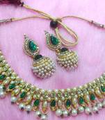 Green necklace sets