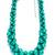 Infuzze Green Beaded Tribal Necklace