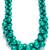 Infuzze Green Beaded Tribal Necklace