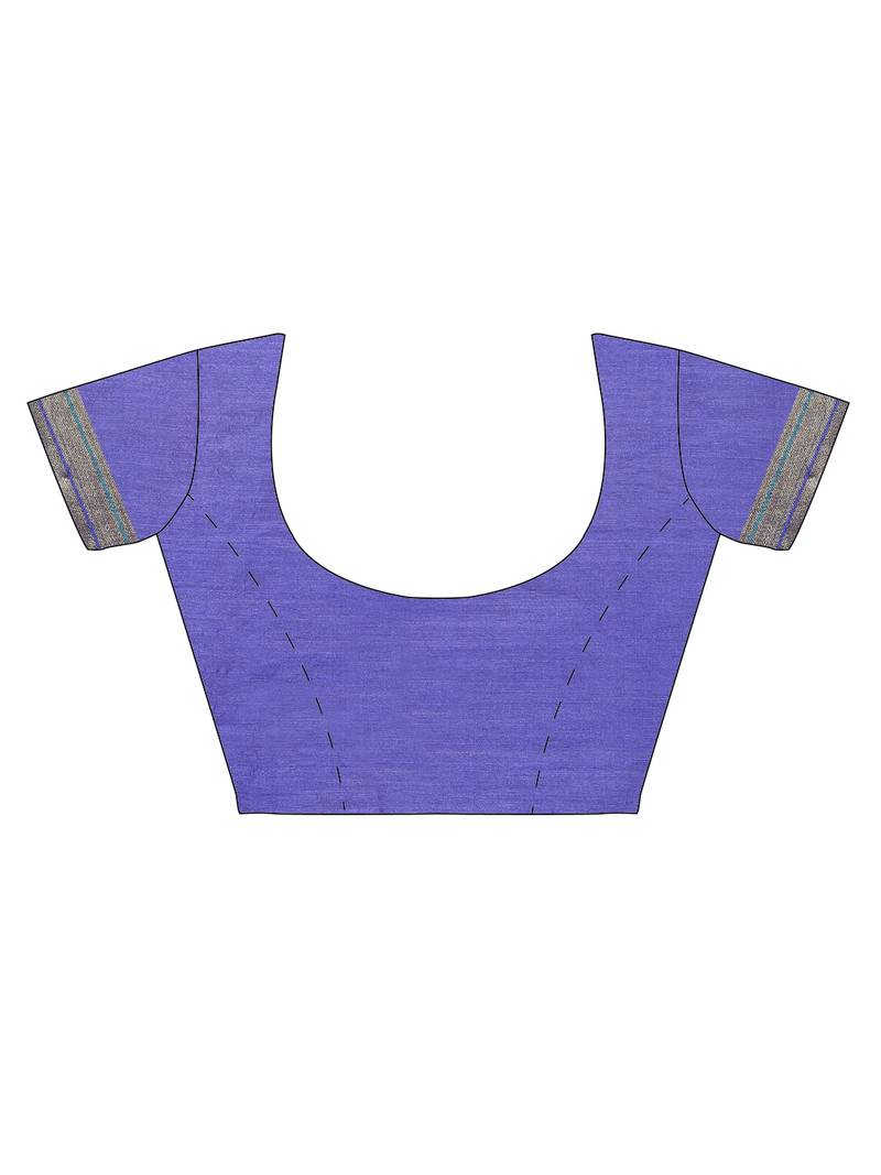 CLASSICATE from the house of The Chennai Silks Women's Red Dupion Saree With Blouse Piece