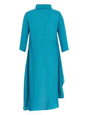 Aarika Girls Teal Coloured Kurti 2