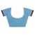 CLASSICATE from the house of The Chennai Silks Women's Blue Chettinad Cotton Saree With Blouse Piece