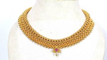 Gold cubic zirconia necklaces 1