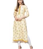Multicolor printed crepe kurti