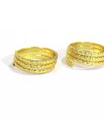 Gold cubic zirconia toe rings
