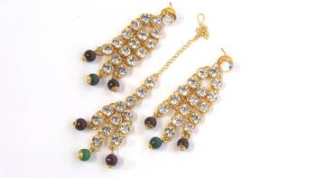 Multicolor cubic zirconia necklace sets 3
