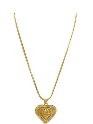 Gold cubic zirconia necklaces 1