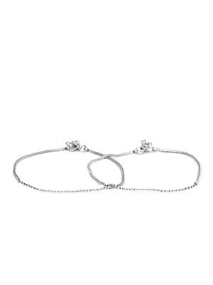 Silver anklets 1