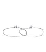 Silver anklets