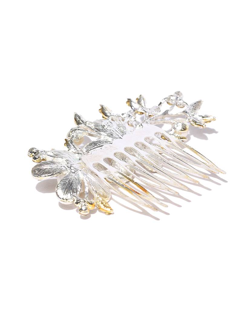Silver women hair clip Prita 2891132