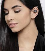 Silver ear cuffs