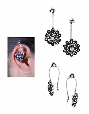 Silver ear cuffs 4