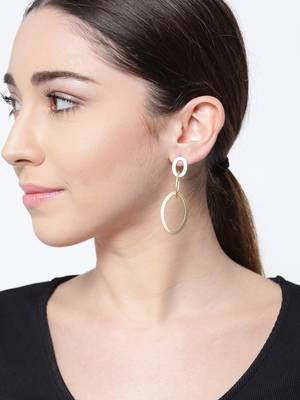 Gold earrings 2
