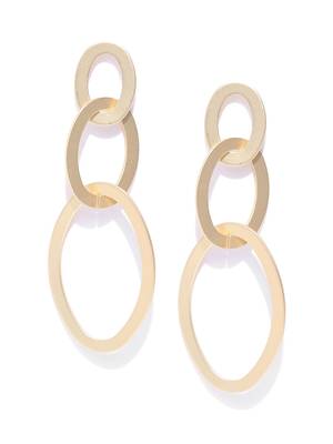 Gold earrings 3