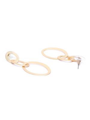 Gold earrings 4