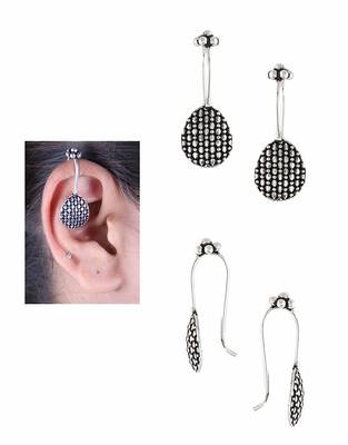 Silver ear-cuffs 4