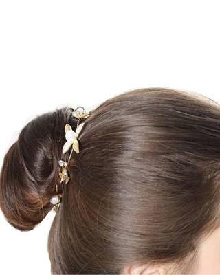 Gold women hair clip 1