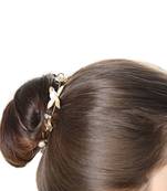 Gold women hair clip