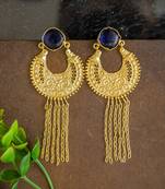Gold earrings