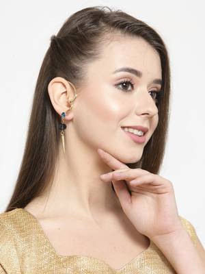 Gold ear cuffs 1