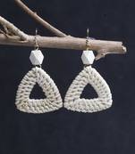 Beige earrings