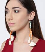 Orange earrings