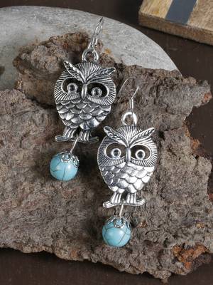 Grey earrings 2
