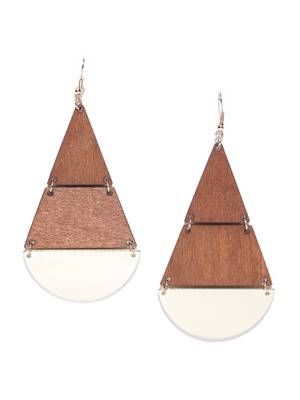 Brown earrings 2