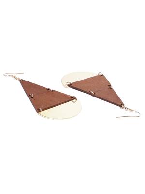 Brown earrings 3