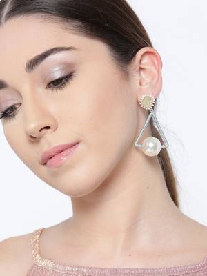Grey earrings 1