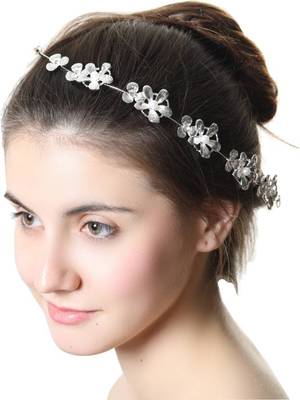 Silver women hair clip 1