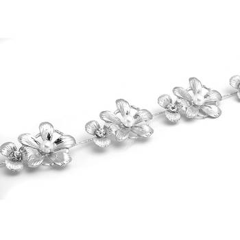 Silver women hair clip 2