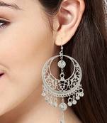 Silver earrings