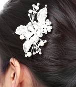 Silver hair-accessories