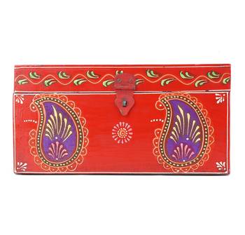 Traditional Hand Painted Indian Jewellery & Bangle Storage Box 2