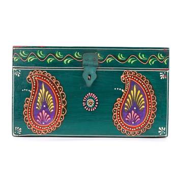 Traditional Hand Painted Indian Jewellery & Bangle Storage Box 2