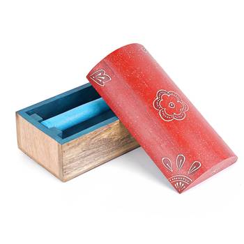 Traditional Hand Painted Indian Jewellery & Bangle Storage Box 1