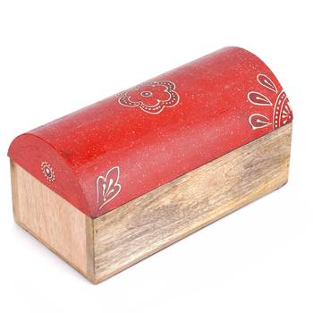 Traditional Hand Painted Indian Jewellery & Bangle Storage Box 2
