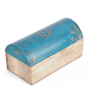 Traditional Hand Painted Indian Jewellery & Bangle Storage Box 2