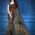 Multicolor woven tanjore silk saree with blouse