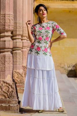 Rose Pink Kurta Set With Multi-Coloured Lehariya Dupatta 5
