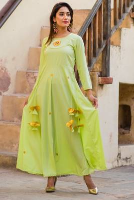 Beautiful Lime Green Gotta Dress 2