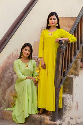 Beautiful Lime Green Gotta Dress 4