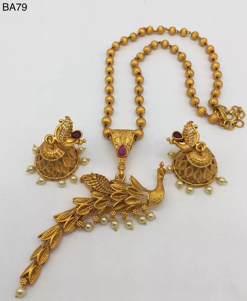 Gold necklaces