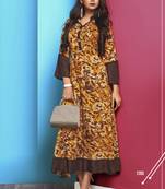 Heavy Rayon Printed Long Designer Kurti