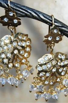 Gold Dangler Earrings