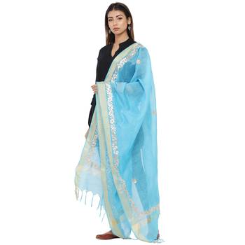 Black Chanderi Gota Patti dupatta 3