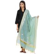 Green Chanderi Gota Patti dupatta