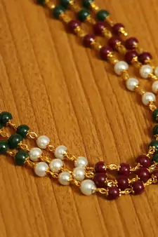 Multicolor Pearl Necklaces